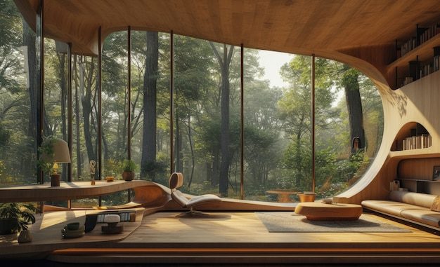 O elo entre o luxo e a natureza: como o design biofílico redefine o uso da madeira maciça na decoração